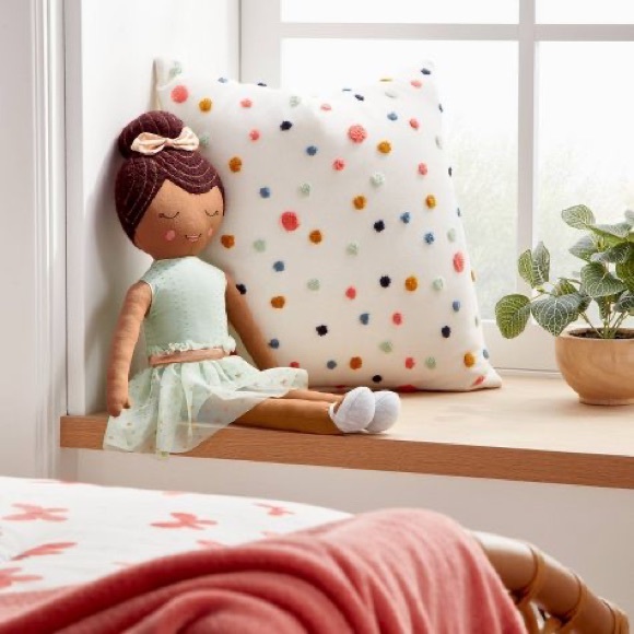 NWT Pillowfort™ Ballerina Dress Kids' Throw Pillow - Mint 21.5” 🩰 - Picture 12 of 14